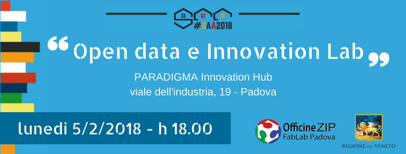 Open data e innovation lab - il workshop di Officine ZIP per la #SAA2018 #SAA2018